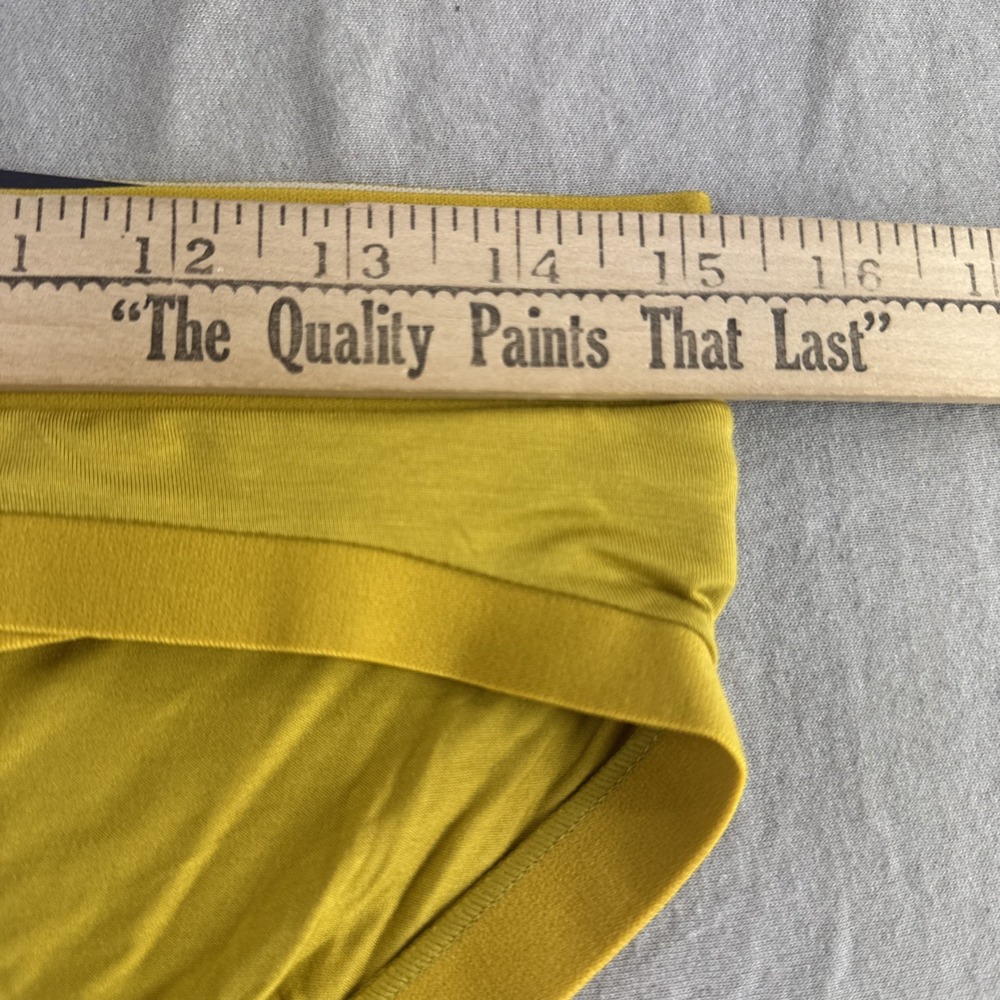 Tauwell Mens Underwear XL Yellow Sexy Bikini Briefs Lingerie Pouch Lot of 3 NEW - Picture 5 of 6